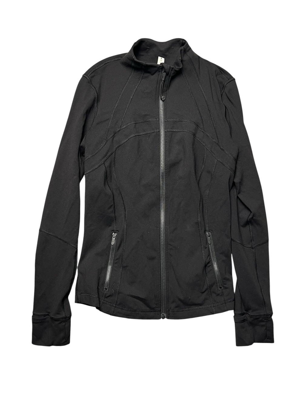 Lululemon Women's Black Define Full Zip Athletic Yoga Training Jacket Size 10 - Picture 2 of 4